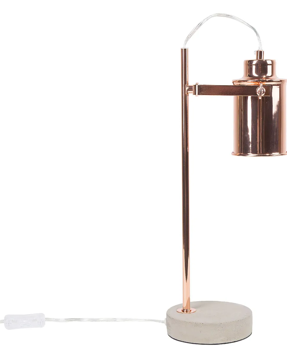 Schreibtischlampe Kupfer 37 Cm Rund Mundaka