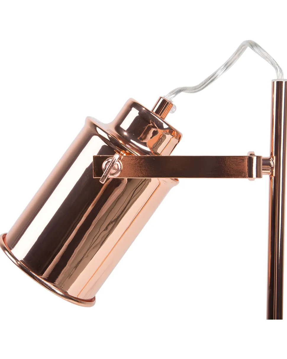 Schreibtischlampe Kupfer 37 Cm Rund Mundaka