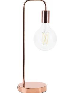 Schreibtischlampe Kupfer 48 Cm Rund Savena