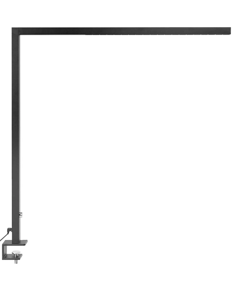 Schreibtischlampe Led Metall Schwarz Klemmbar Volans