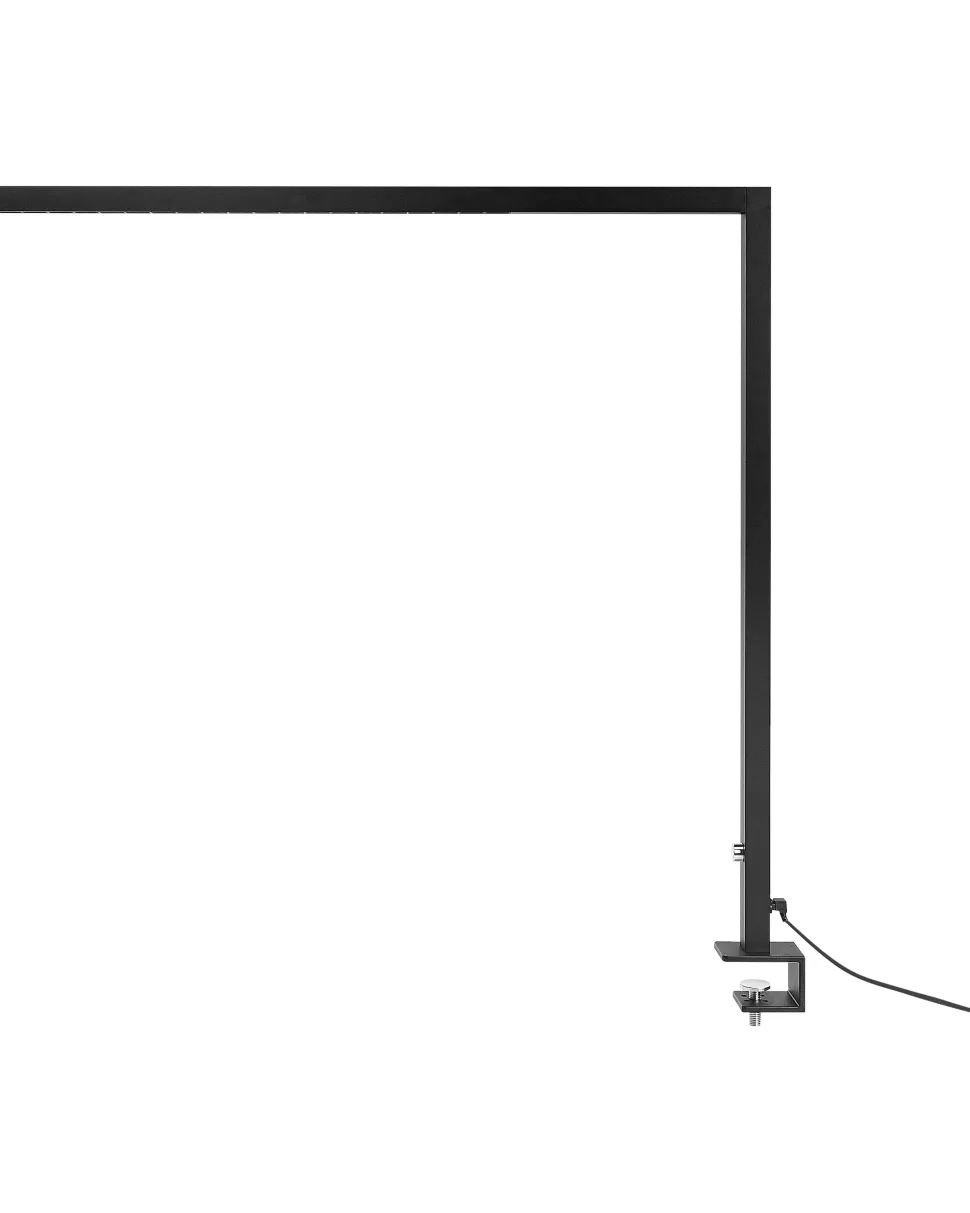 Schreibtischlampe Led Metall Schwarz Klemmbar Volans