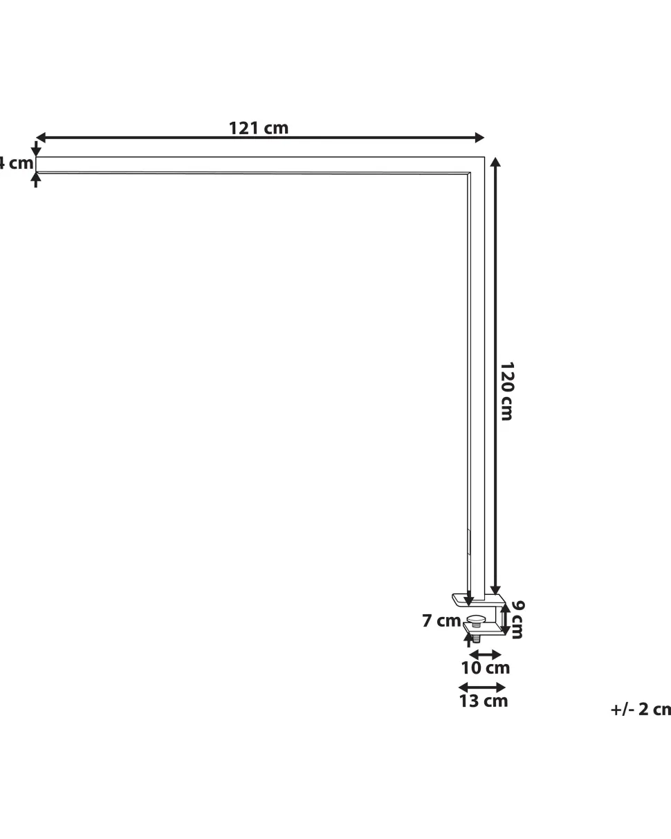Schreibtischlampe Led Metall Weis Klemmbar Octant