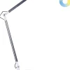 Schreibtischlampe Led Metall Silber 80 Cm Verstellbar Grus