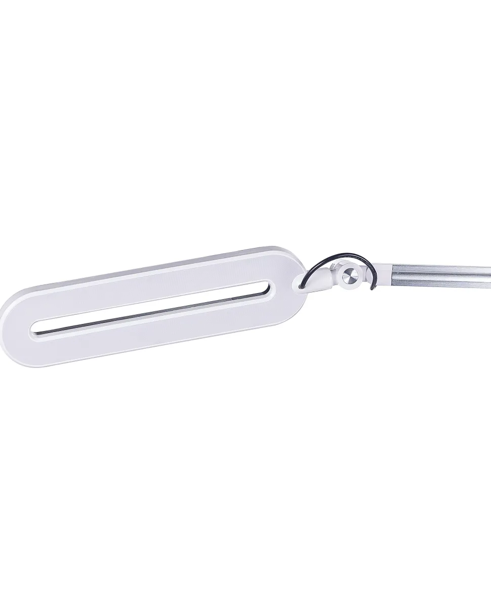 Schreibtischlampe Led Metall Silber 80 Cm Verstellbar Grus