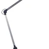 Schreibtischlampe Led Metall Silber 34 Cm Verstellbar Eridanus
