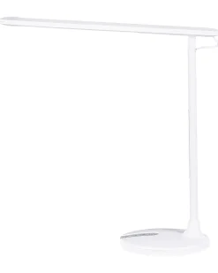 Schreibtischlampe Led Metall Weis 38 Cm Verstellbar Draco