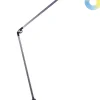 Schreibtischlampe Led Metall Silber 73 Cm Verstellbar Lacerta