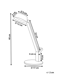 Schreibtischlampe Led Metall Kupfer 40 Cm Verstellbar Mit Usb-Port Chamaeleon
