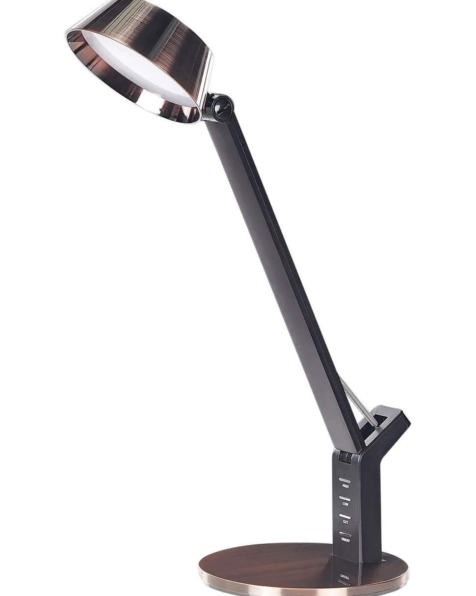 Schreibtischlampe Led Metall Kupfer 40 Cm Verstellbar Mit Usb-Port Chamaeleon