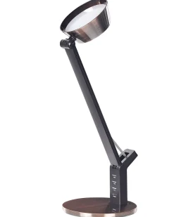 Schreibtischlampe Led Metall Kupfer 40 Cm Verstellbar Mit Usb-Port Chamaeleon