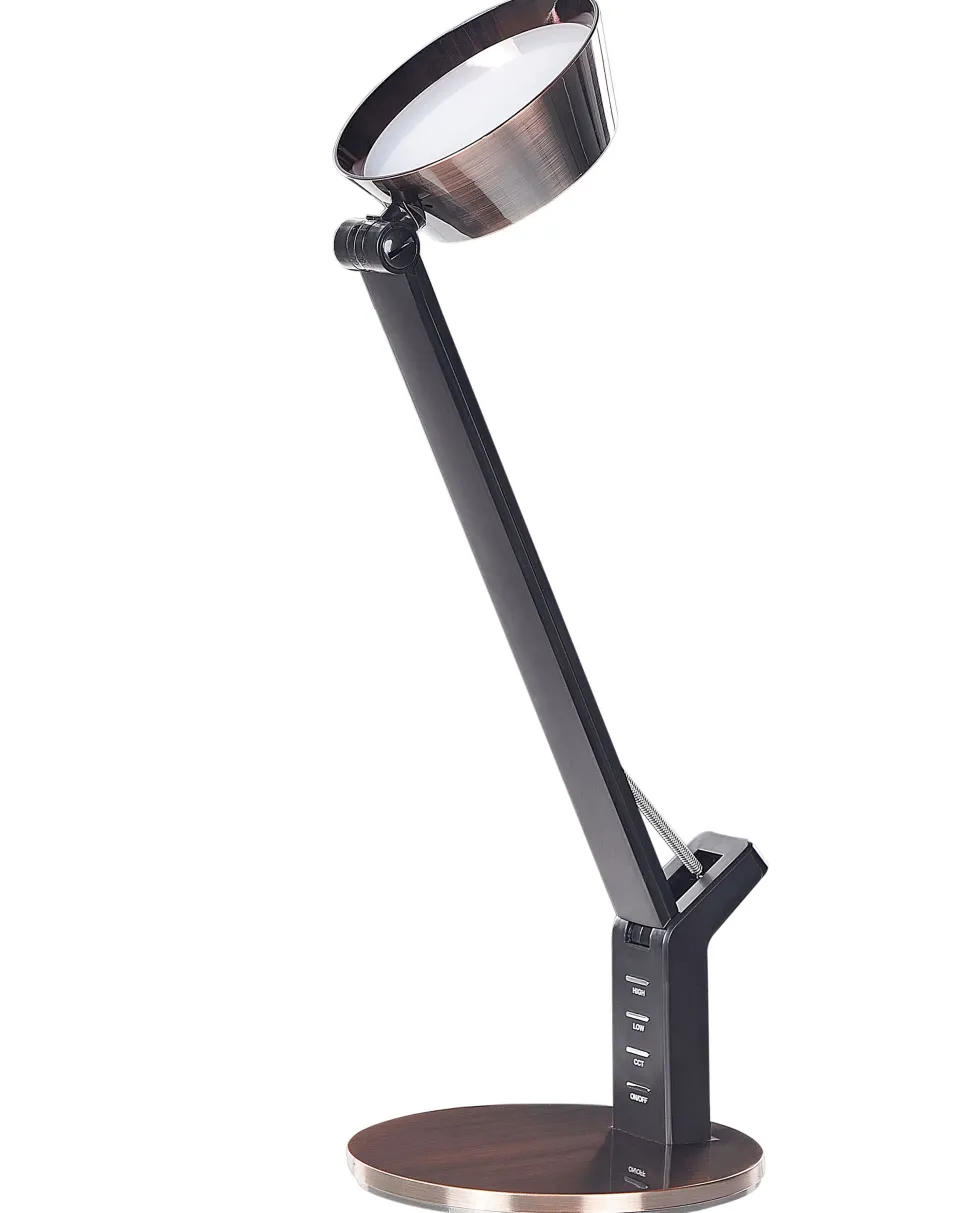 Schreibtischlampe Led Metall Kupfer 40 Cm Verstellbar Mit Usb-Port Chamaeleon