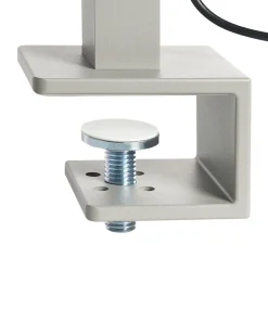 Schreibtischlampe Led Metall Silber Klemmbar Volans