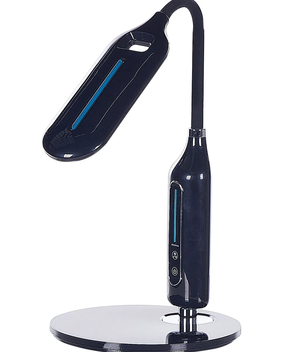 Schreibtischlampe Led Schwarz 38 Cm Verstellbar Cygnus