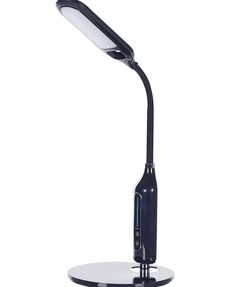 Schreibtischlampe Led Schwarz 38 Cm Verstellbar Cygnus