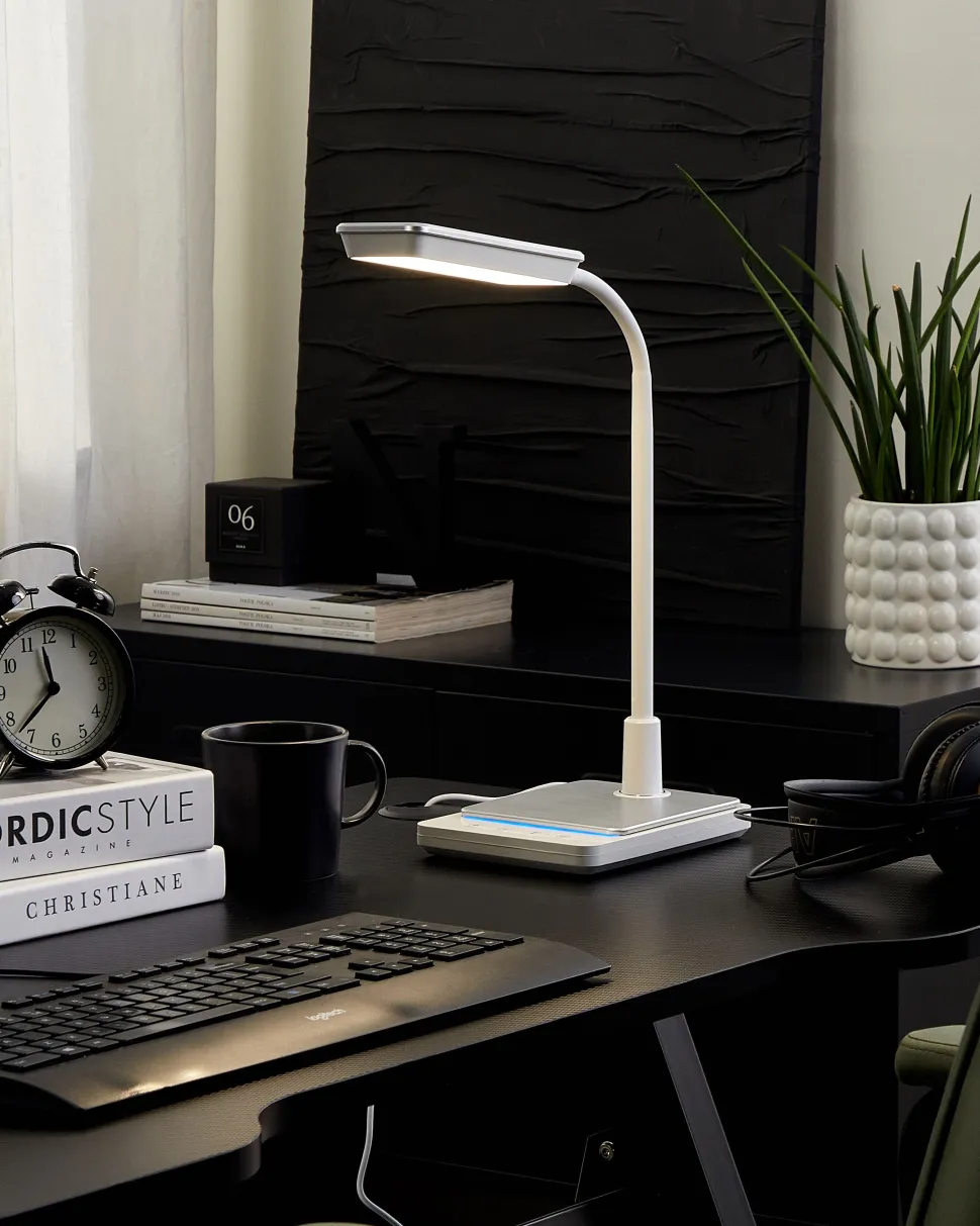 Schreibtischlampe Led Weis 38 Cm Centaurus