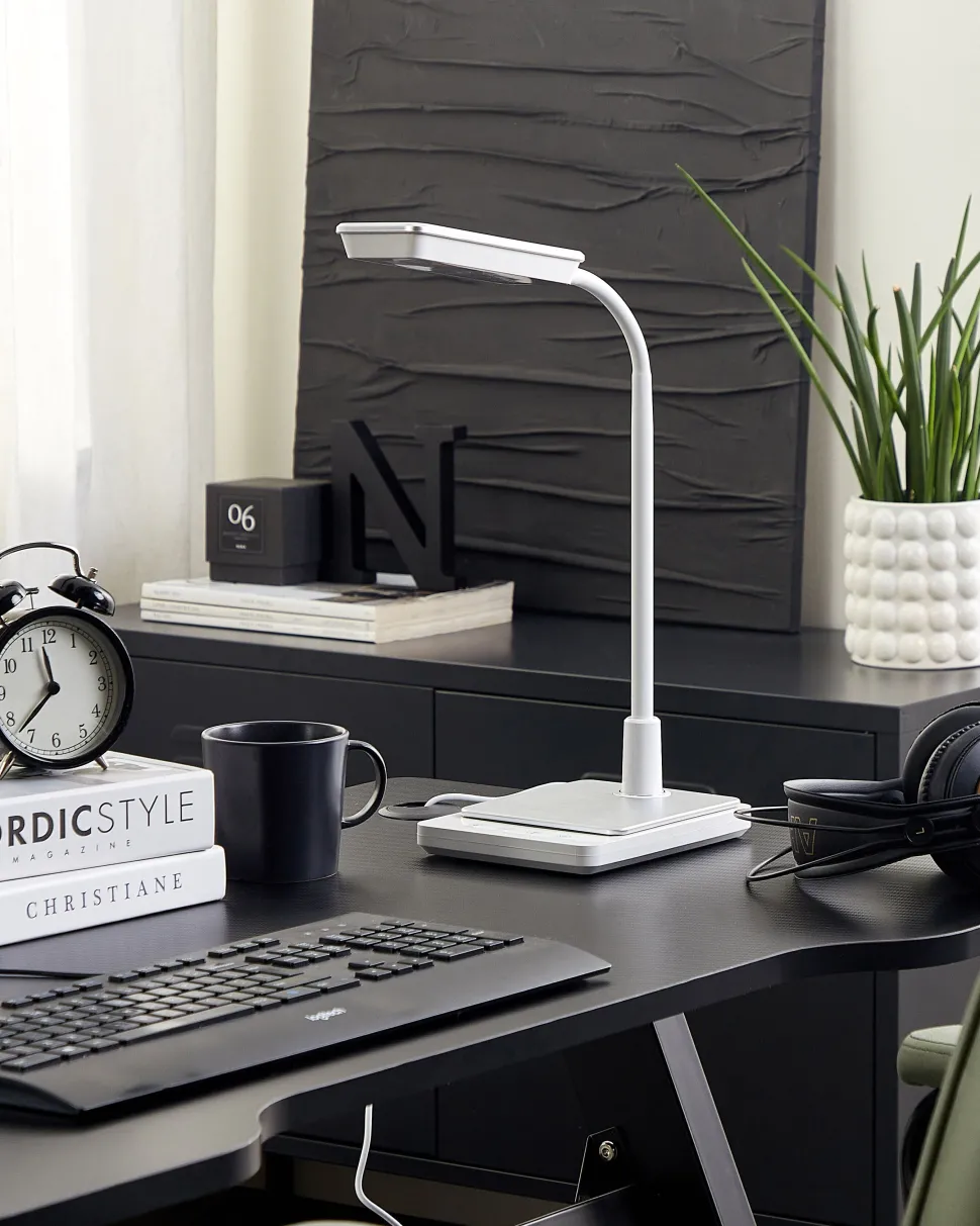 Schreibtischlampe Led Weis 38 Cm Centaurus