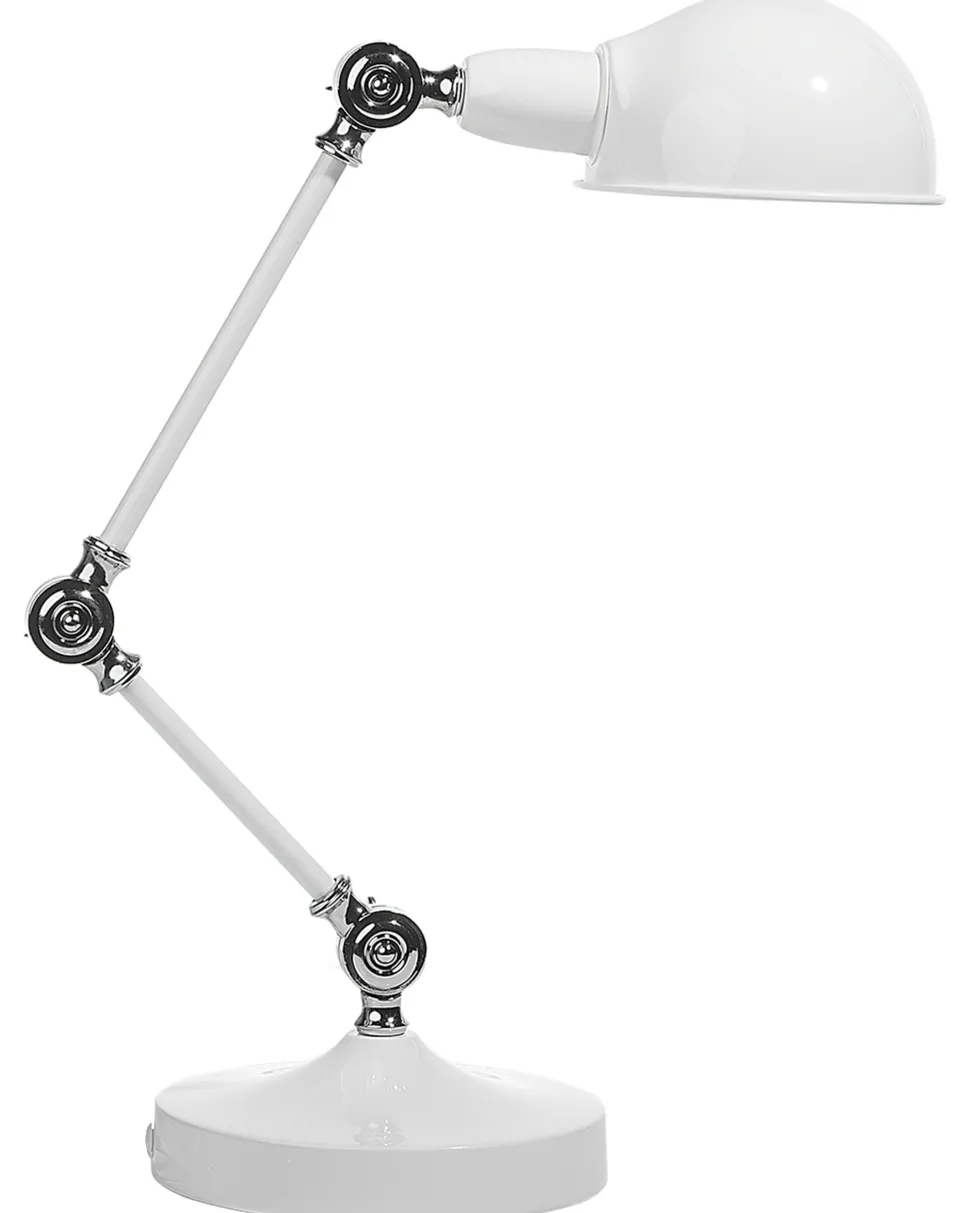 Schreibtischlampe Schneeweis 61 Cm Rund Cabris