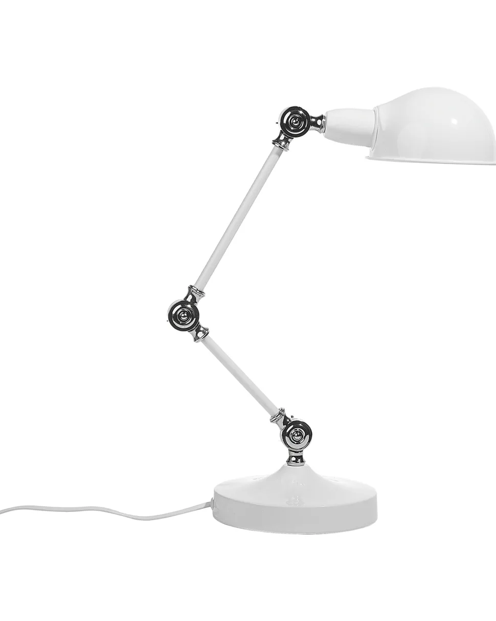 Schreibtischlampe Schneeweis 61 Cm Rund Cabris