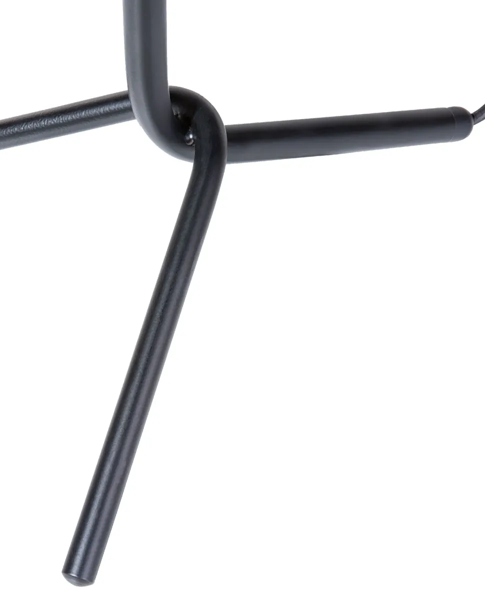 Schreibtischlampe Schwarz 42 Cm Trommelform Mooki