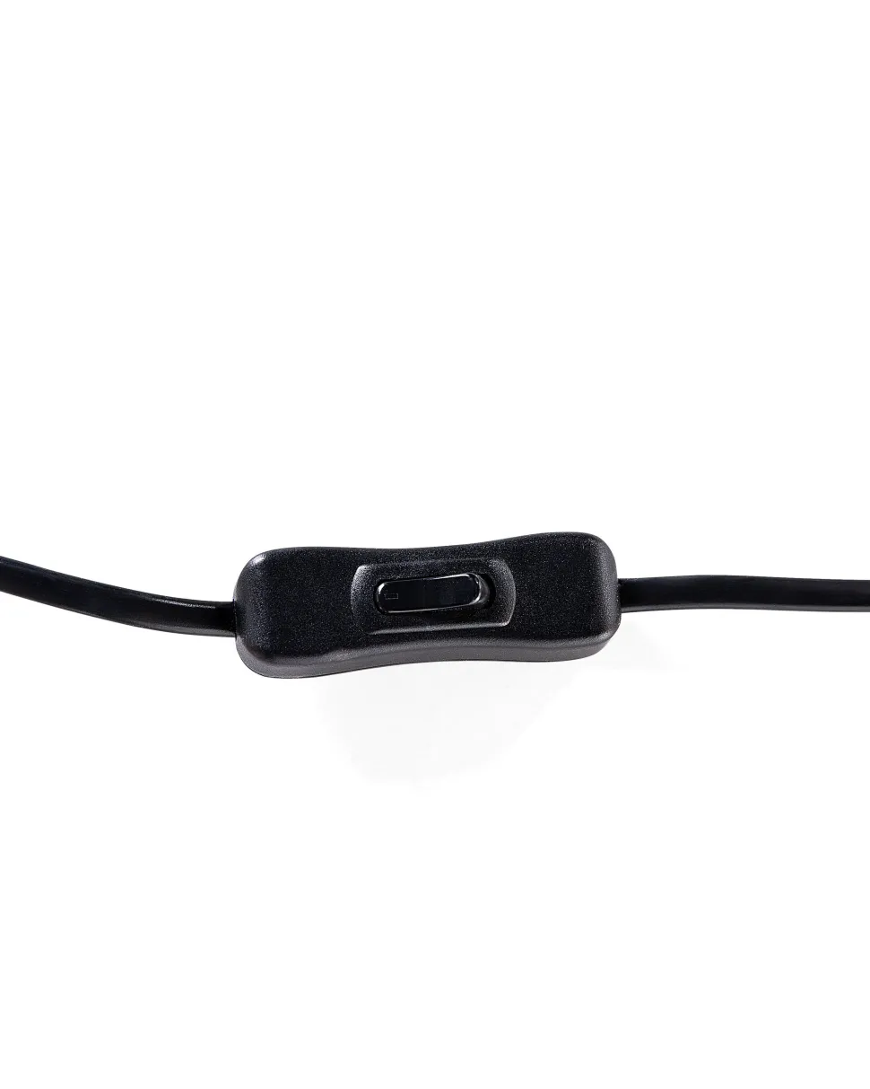 Schreibtischlampe Schwarz 42 Cm Trommelform Mooki