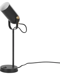 Schreibtischlampe Schwarz 48 Cm Rund Tyria