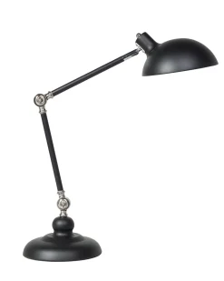 Schreibtischlampe Schwarz 80 Cm Rund Meramec