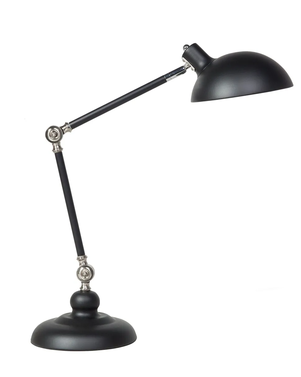 Schreibtischlampe Schwarz 80 Cm Rund Meramec