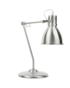 Schreibtischlampe Silber 44 Cm Glockenform Monsan