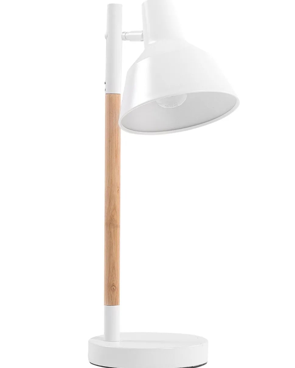 Schreibtischlampe Weis 53 Cm Glockenform Aldan