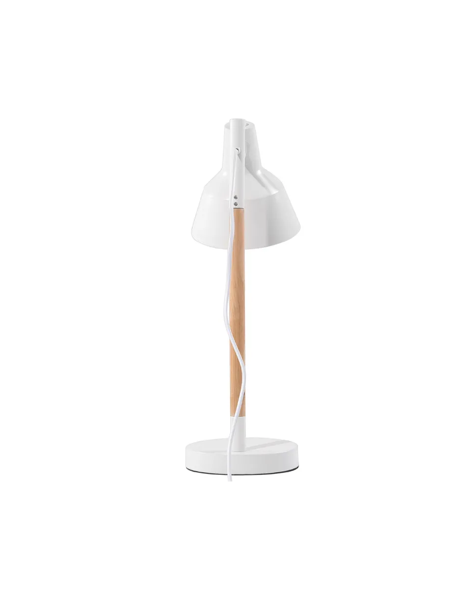 Schreibtischlampe Weis 53 Cm Glockenform Aldan