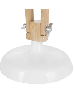 Schreibtischlampe Weis 53 Cm Glockenform Salado