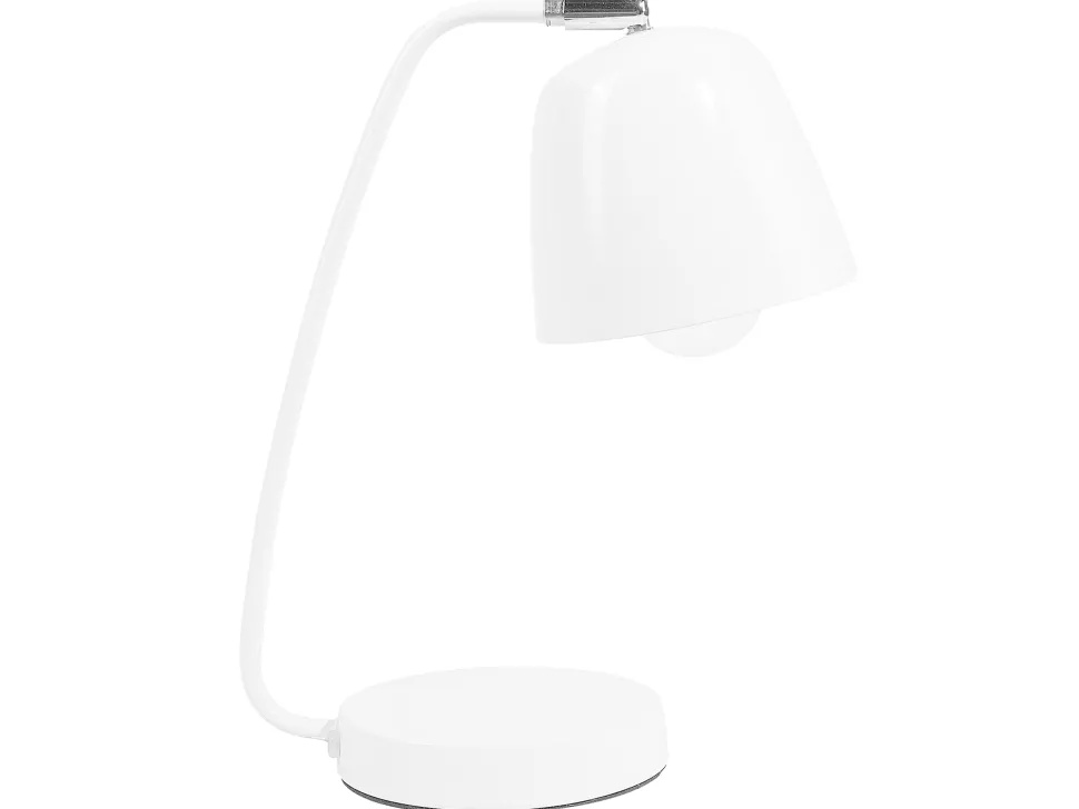 Schreibtischlampe Weis 29 Cm Glockenform Urola