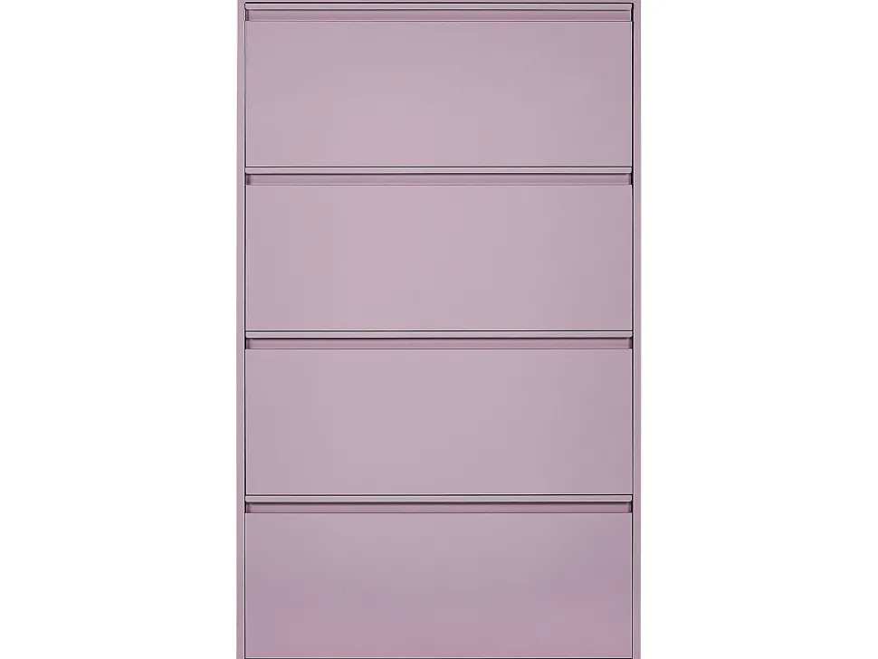 Schuhschrank Violett 4 Klappturen Torrens
