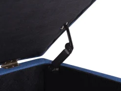 Sectional Sofa Bed With Ottoman Navy Blue Falster