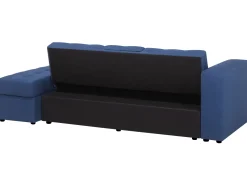 Sectional Sofa Bed With Ottoman Navy Blue Falster