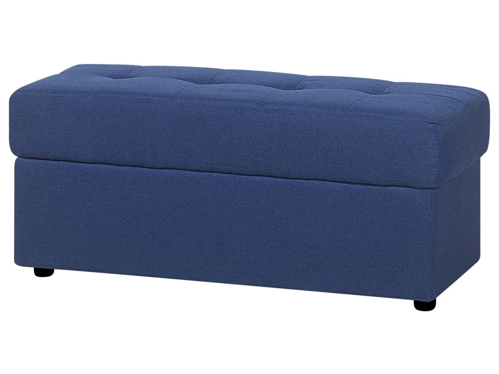 Sectional Sofa Bed With Ottoman Navy Blue Falster