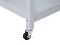 Servierwagen Grau / Heller Holzfarbton Mit 2 Schubladen Navarino