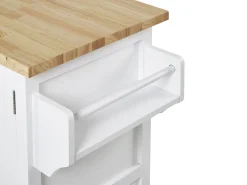 Servierwagen Weis / Heller Holzfarbton Mele
