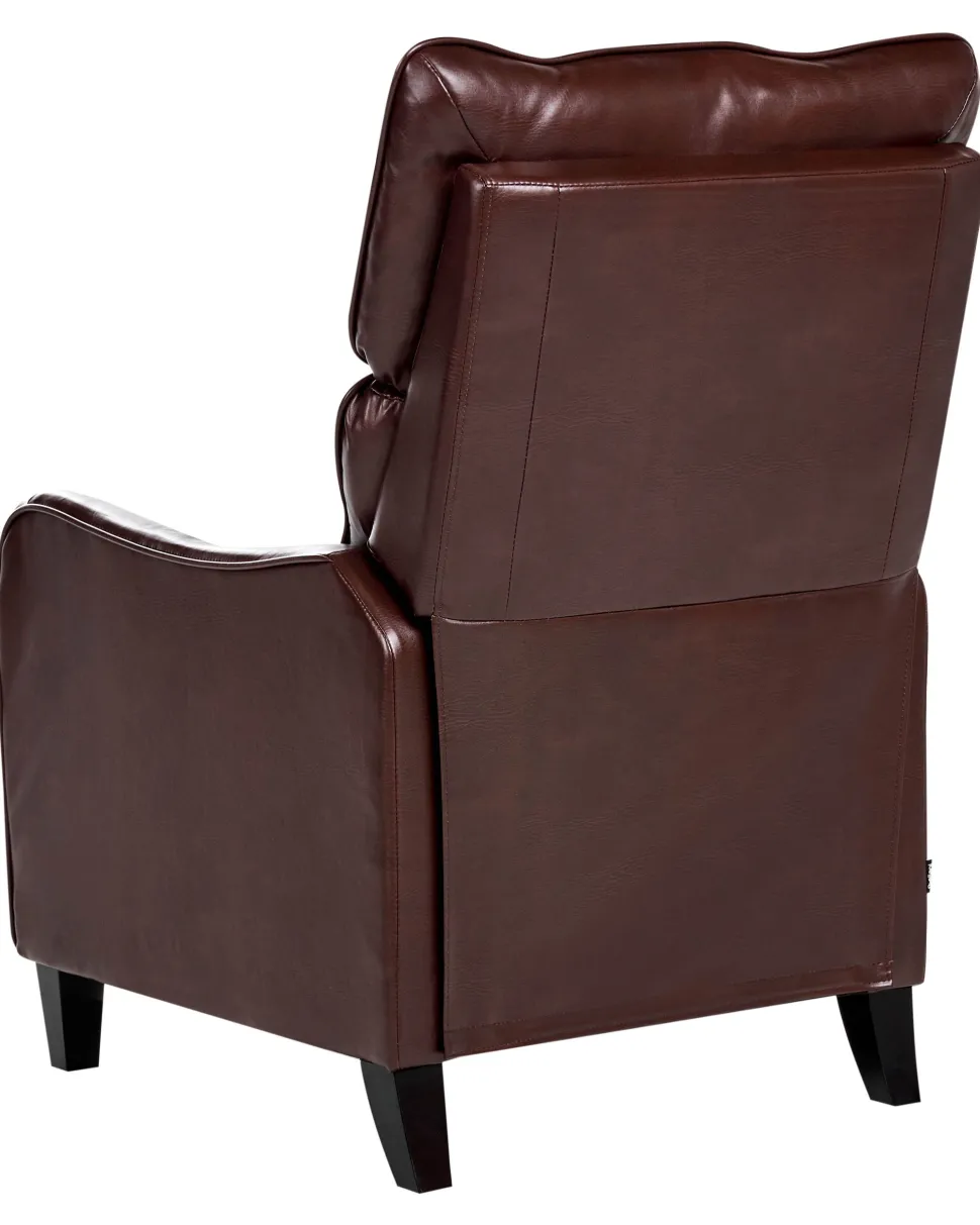 Sessel Kunstleder Braun Verstellbar Royston