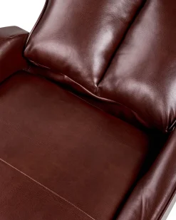 Sessel Kunstleder Braun Verstellbar Royston