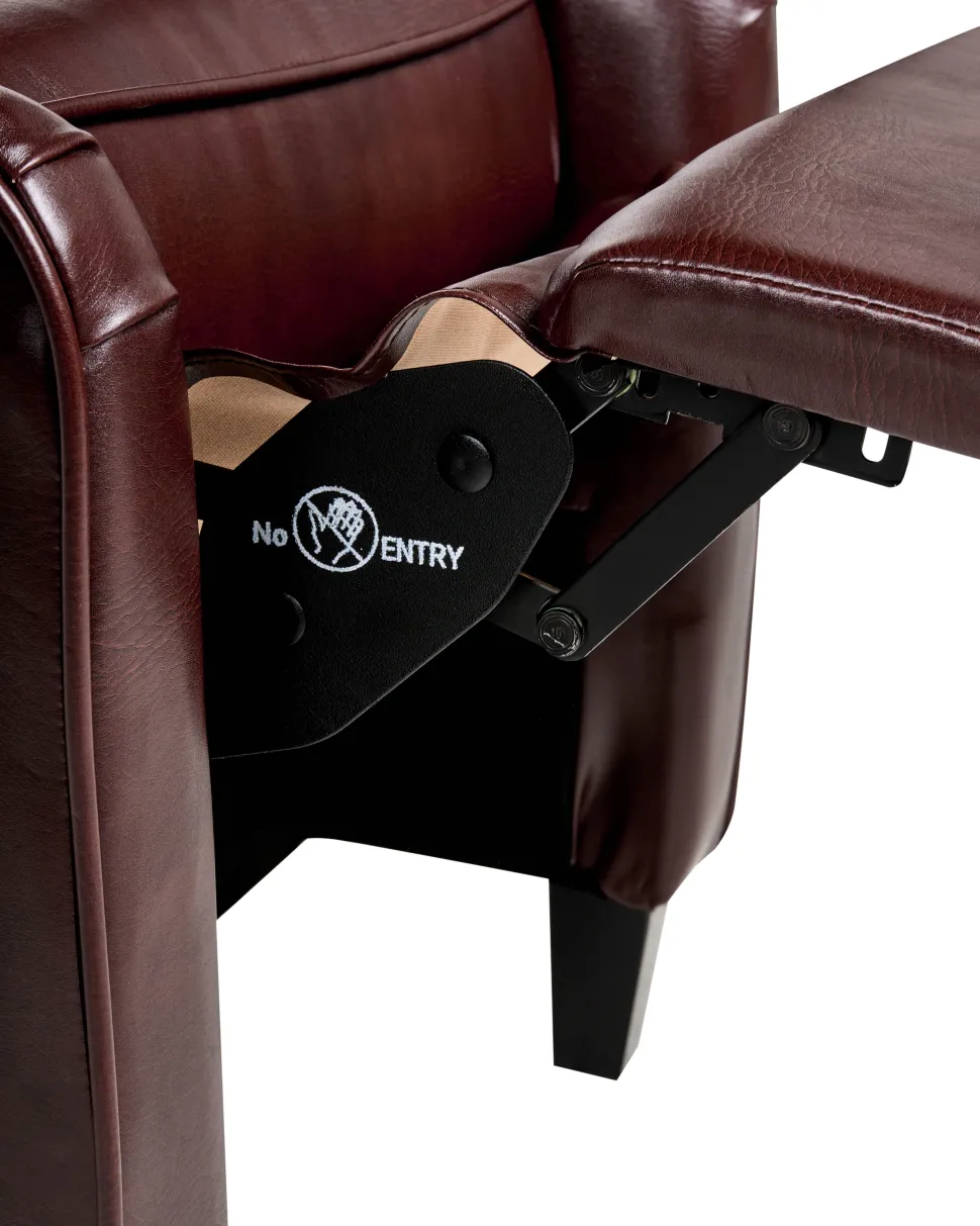 Sessel Kunstleder Braun Verstellbar Royston