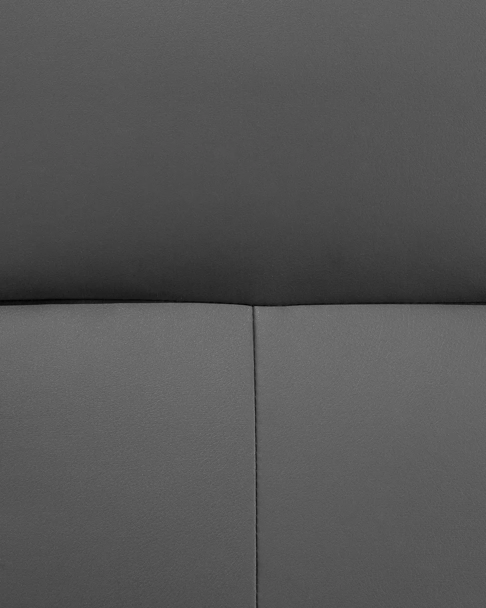 Sessel Kunstleder Grau Prime