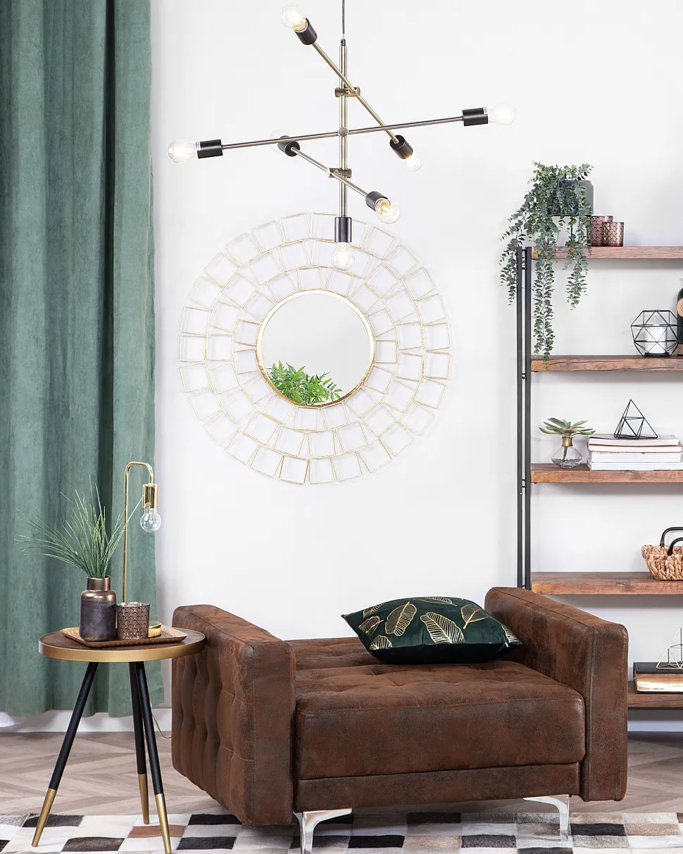 Sessel Kunstleder Old Style Braun Aberdeen
