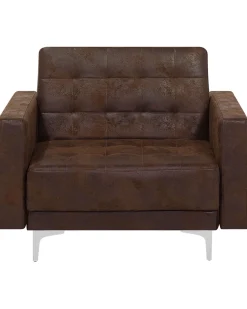 Sessel Kunstleder Old Style Braun Aberdeen