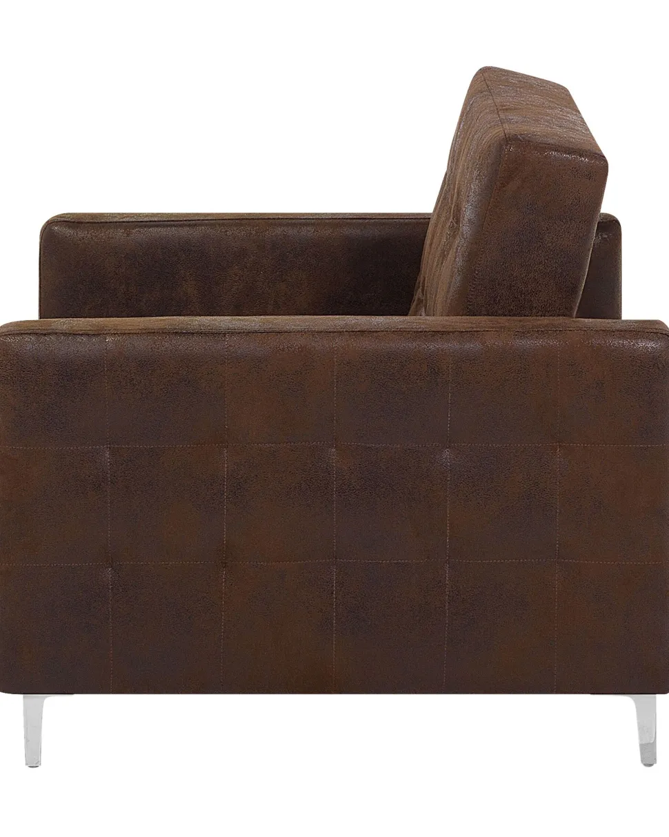 Sessel Kunstleder Old Style Braun Aberdeen