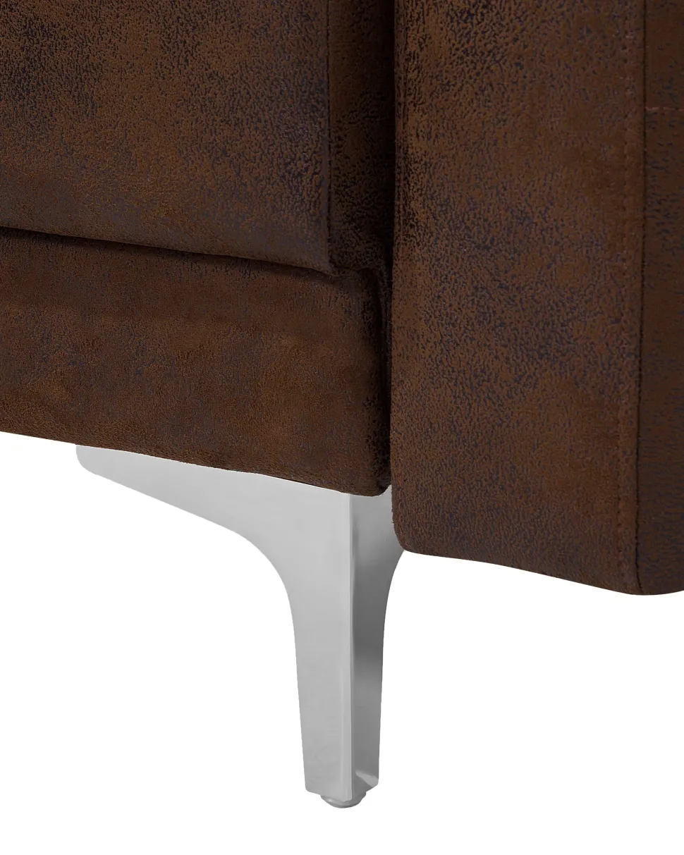 Sessel Kunstleder Old Style Braun Aberdeen