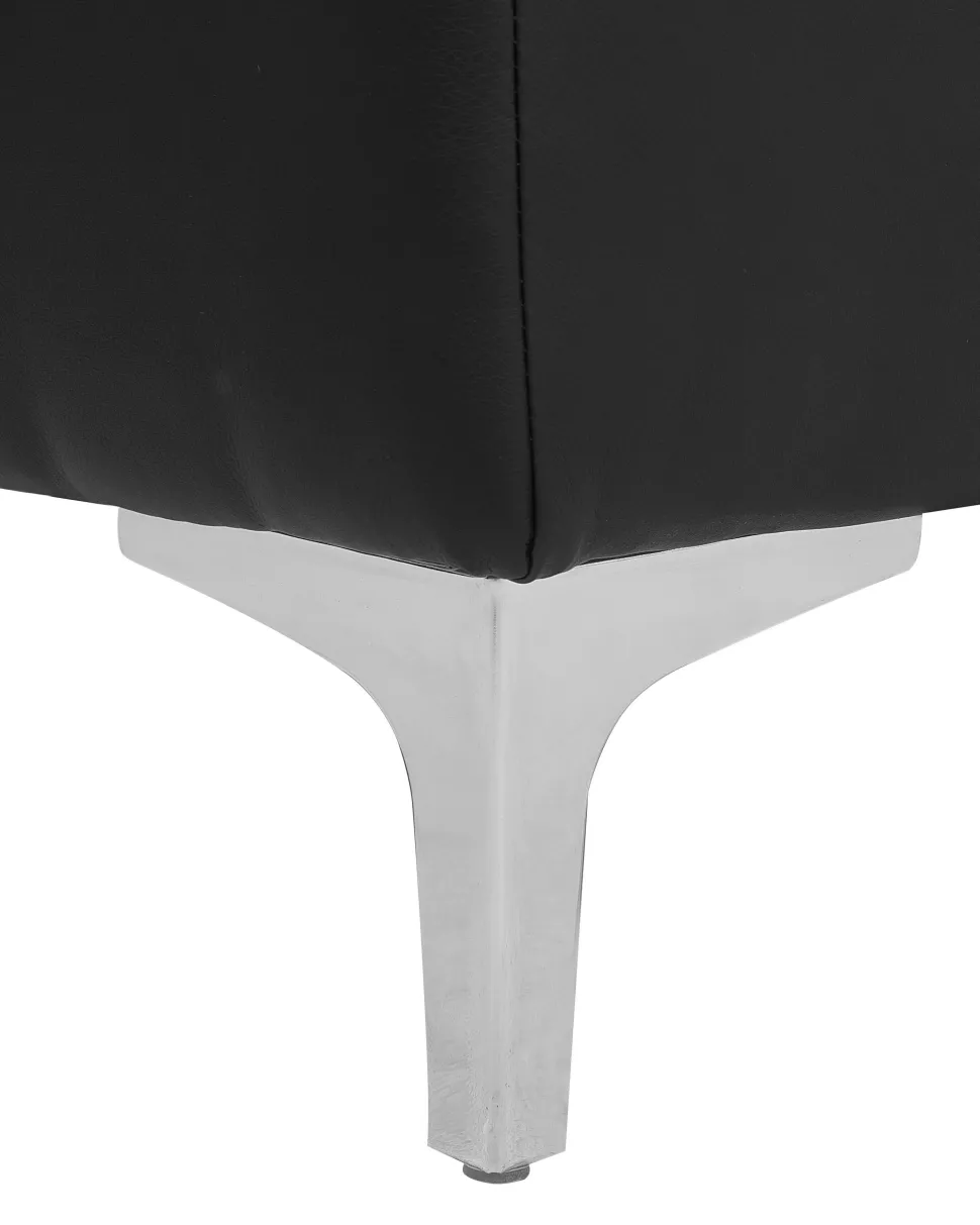 Sessel Kunstleder Schwarz Aberdeen