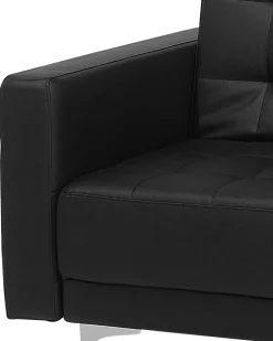 Sessel Kunstleder Schwarz Aberdeen