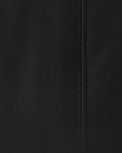Sessel Kunstleder Schwarz Verstellbar Bergen