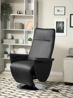 Sessel Kunstleder Schwarz Prime